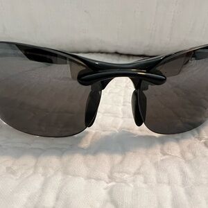 Maui Jim HANALEI Gloss Black POLARIZED Neutral Grey Lens Sunglass